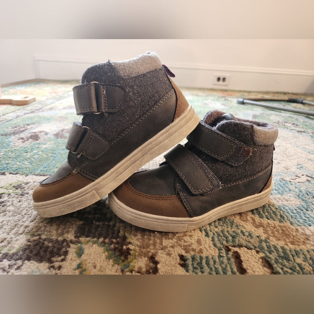 Next Kids Brown and Gray Boots